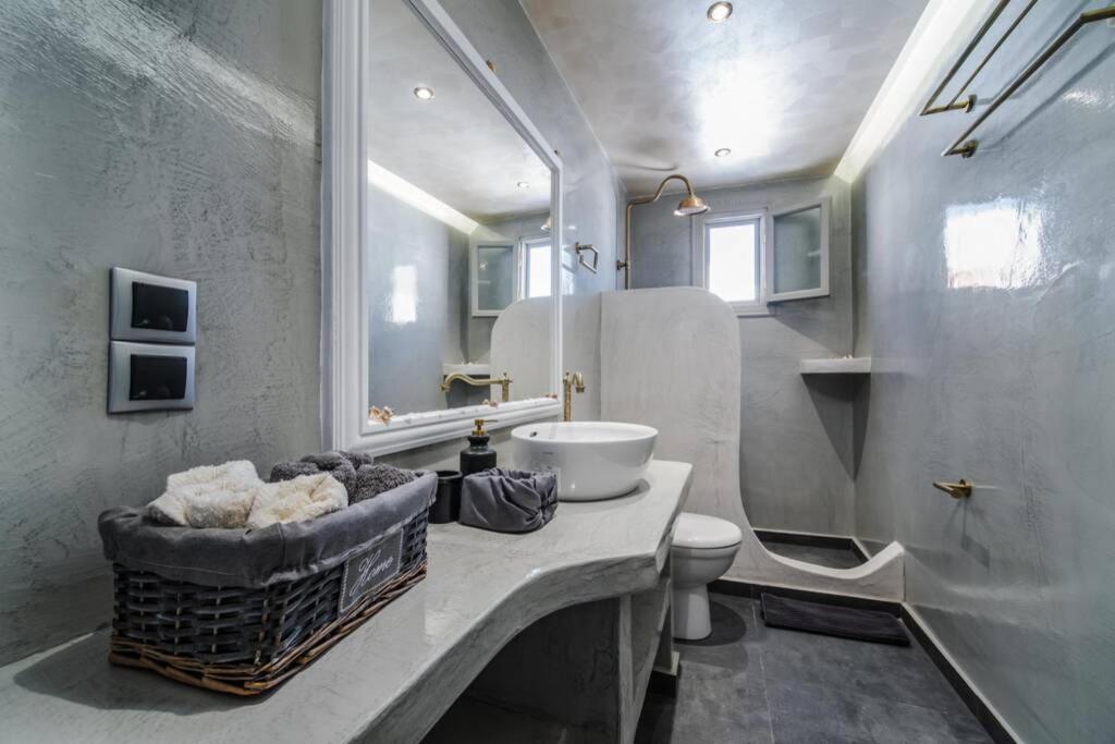 Villa Brouzos- Maisonette With Sea & Mountain View Emporio  Екстериор снимка
