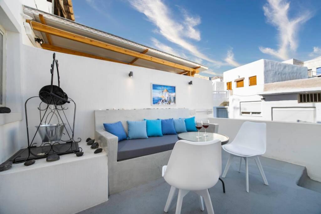 Villa Brouzos- Maisonette With Sea & Mountain View Emporio  Екстериор снимка